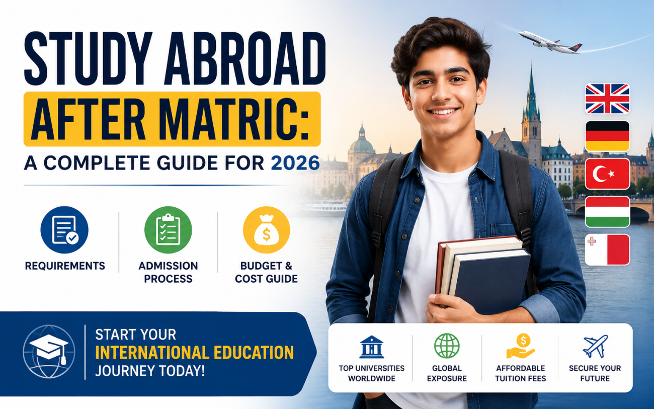 Study Abroad After Matric Guide 2026