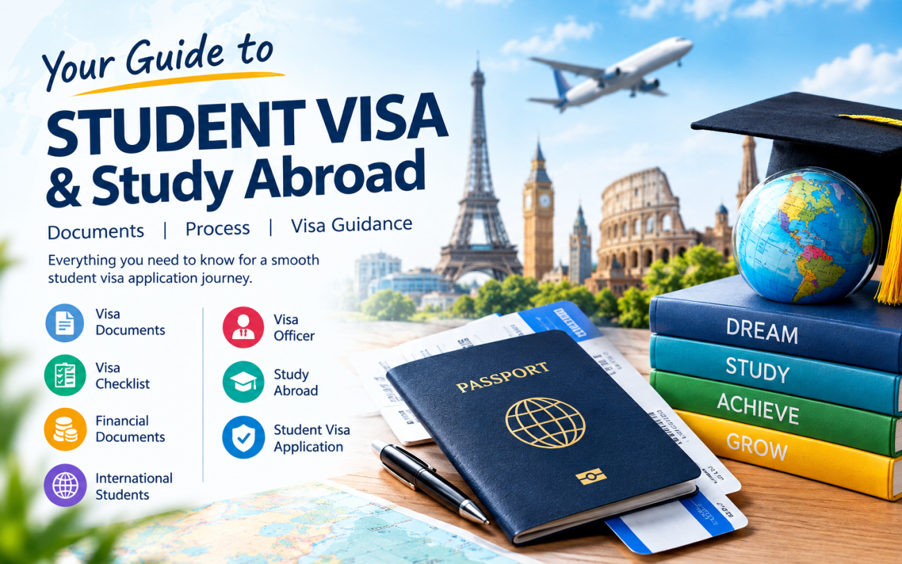 What does a visa officer look for in student visa documents
