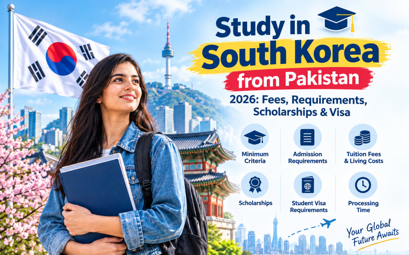 South Korea student visa requirements from Pakistan